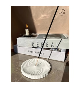 Çiçek Görünümlü Yuvarlak Tütsülük /Tabak 12-12 Cm