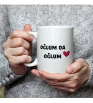 Oğlum Da Oğlum Baskılı Beyaz Kupa