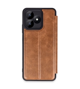 Realme Note 50 4g Kılıf Flip Cover - Taba