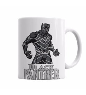 Pantera Negra Panther Kupa Bardak Porselen