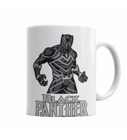 Pantera Negra Panther Kupa Bardak Porselen