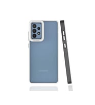 Samsung Galaxy A72 Uyumlu Kılıf Zore Mima Kapak (Siyah)
