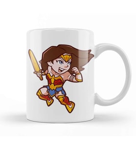 Wonder Woman Kupa Bardak Porselen