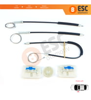 Opel Astra J P10 MK6 2009-2016 4/5 Kapı 13350757 İçin Ön Sol Kapı Cam Kriko Tamir Seti