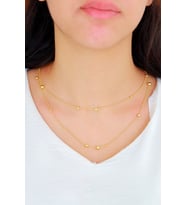 Toplu Model Altın Kaplama Gümüş Kolye