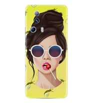 Xiaomi Mi 13 Lite Kılıf Resimli Desenli Baskılı Silikon Lollipop Woman 1416