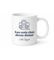 Operasyon Uzmanı İçin Kişiye Özel Mesajlı Baskılı Kupa Bardak Hediye
