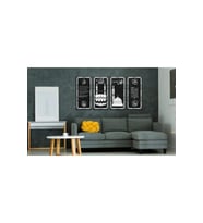 - 4 Halife Kabe Mescidi Aksa (fatiha) Ahşap Mdf Tablo 80x40
