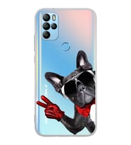 PrintiFy General Mobile GM 21 Pro ile Uyumlu Köpek 2 Kamera Korumalı Şeffaf Kılıf