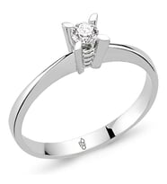 Romeo Pırlanta 0.18 Ct Tektaş Yüzük RM-10023 (Çok Renkli)