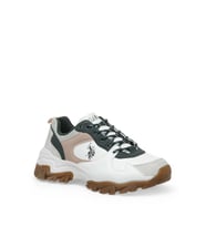 U.S. Polo Assn. Tracky 2pr Beyaz Kadın Sneaker (Beyaz - Yeşil)