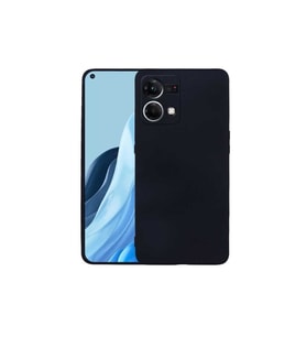 Oppo Reno 7 4G Uyumlu Kılıf Zore Premier Silikon Kapak (Siyah)