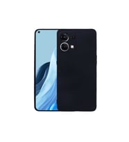 Oppo Reno 7 4G Uyumlu Kılıf Zore Premier Silikon Kapak (Siyah)