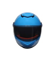 Motosiklet Çocuk Kaskı Full Face Pp Metreal Dino Blue