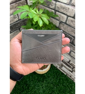 Guard Antik Gri Hakiki Deri Kartlık P5202