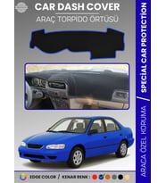TOYOTA COROLLA E110 (1998-2002) Torpido Örtüsü Ön Göğüs Koruma Araca Özel Çatlamayı Önler Kaymaz