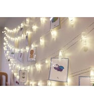 10'lu Led Işıklı Fotoğraf Mandalları