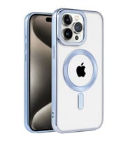 Apple İphone 14 Pro Max Kılıf Kronos Magsafe Kapak - Sierra Blue