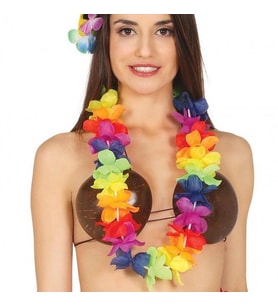 Rengarenk Hawaii Boyun Çelengi Havai Partisi Kolyesi 1 Adet (5343)
