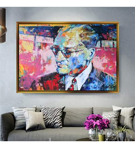 Altın Çerçeveli dekoratif tablo l616 (Gold)
