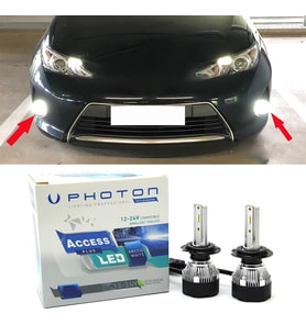 Toyota Auris Led Xenon Kısa Far Ampulü H11 Access Yeni Seri Beyaz 2006-2012