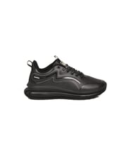 Gamelu Siyah Rahat Kalın Memory Foam Taban Erkek Yürüyüş ve Spor Ayakkabı Sneaker 25K Crazy
