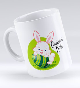 BK Gift Kişiye Özel Paskalya Bayramı Beyaz Kupa Bardak-13