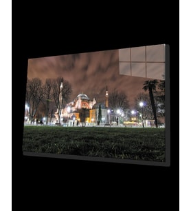 İstanbul Akşam Camii Manzaralı 4mm Dayanıklı Cam Tablo Temperli Cam