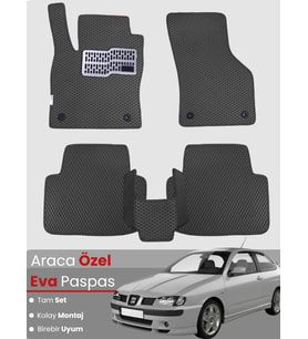 SEAT CORDOBA (2002-2009) Uyumlu EVA Paspas Tam Set–Oto Paspas,Araca Özel,Kolay Montaj