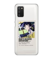 Samsung Galaxy A02S Uyumlu Jojo's Bizarre Adventure Desenli Şeffaf Telefon Kılıfı