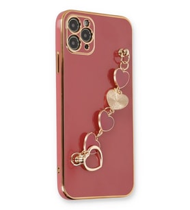 Iphone 11 Kılıf Esila Silikon - Kırmızı