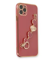 Iphone 11 Kılıf Esila Silikon - Kırmızı