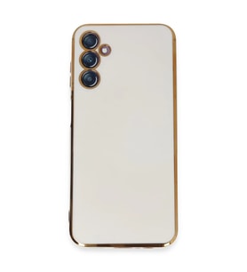 Samsung Galaxy M14 5G Kılıf Volet Silikon - Beyaz