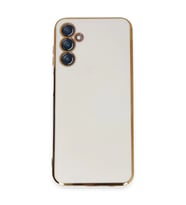 Samsung Galaxy M14 5G Kılıf Volet Silikon - Beyaz