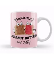 National Peanut Butter and Jelly Day Kupa Bardak Porselen