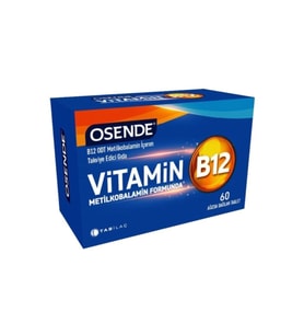 Osende Vitamin B12 60 Ağızda Dağılan Tablet