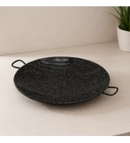 Kulplu Emaye Kavurma Sacı 30 cm