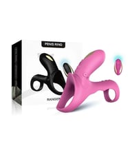 RANGER PRO Klitoris ve G Nokta Uyarıcı Testis ve Penis Halkası - Pembe