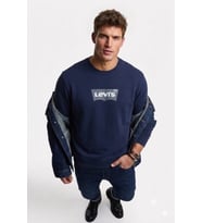 regular fit pamuk kumaş Erkek Standart Grafikli Sweatshirt -0157