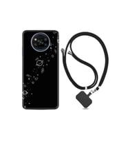 Xiaomi Poco X3 Pro Kılıf Silikon Ipli Boyun Askılı Desenli Planet 1620