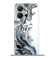 Vivo Y36 Kapak HD Renkli Dizayn Silikon Kılıf - Granit Mermer