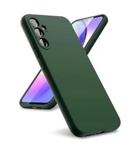 Durukar® Samsung Galaxy A24 4G Kılıf First Silikon - Koyu Yeşil