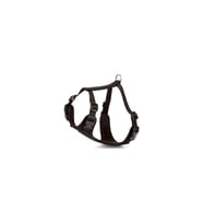 Doggie Havalı Dokumadan El Yapımı Köpek Göğüs Tasması M-2x45-55cm - Black