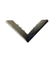 , Kapak, Menü, Albüm Köşesi, Büyük - 23X40Mm, Nikel, 500 Adet