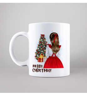 Mutlu Yıllar & Merry Christmas & Yılbaşı Tasarımlı Kupa