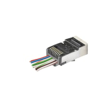 Cat6E Ez Rj45 Metal Konnektör 100 Adet Plastik Kutu - Siyah ND2418