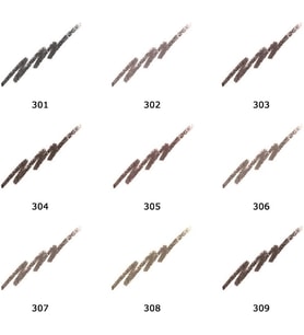 Dream Eyebrow Pencil No: 303 Dark Ash - Şekillendirici Fırçalı Siyah Kaş Kalemi