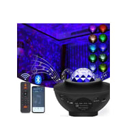 Lazer Kuzey Işıkları Aydınlatmalı Bluetooth Hoparlör