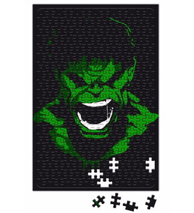Hulk Personalizada Puzzle 240 Parça Yapboz