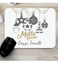 Kişiye Özel Yılbaşı Süsleri İsme Özel Mouse Pad